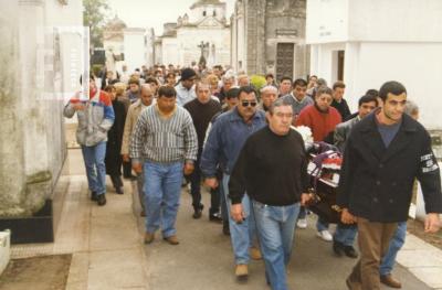 Sepelio del ex boxeador Pablo Leiva