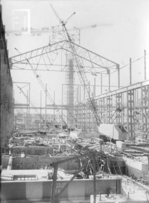 Somisa. Planta en construcción