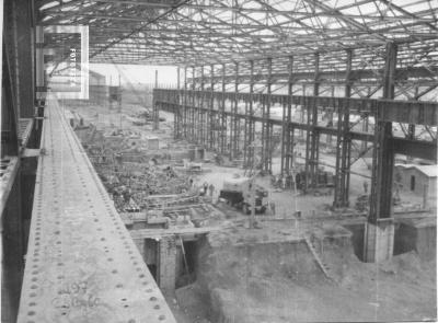 Somisa. Planta en construcción