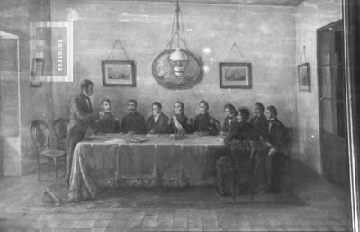 Reproducción cuadro Firma del Acuerdo de San Nicolás