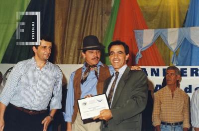 Conmemoración del 2 de Abril en San Nicolás. Granaderos y Virgen