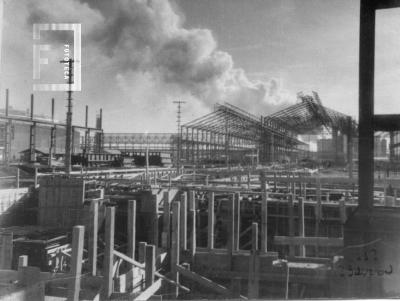Somisa. Planta en construcción