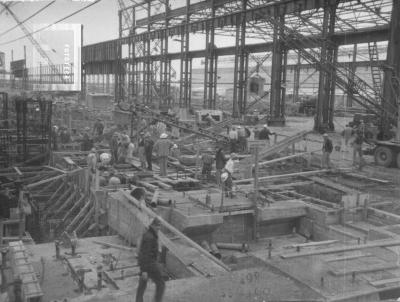 Somisa. Planta en construcción
