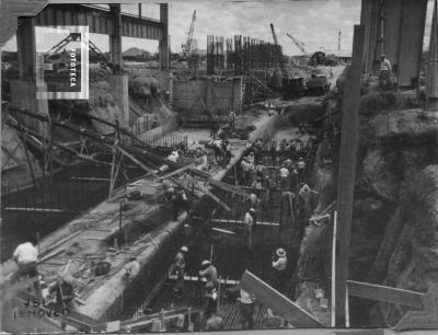 Somisa. Planta en construcción