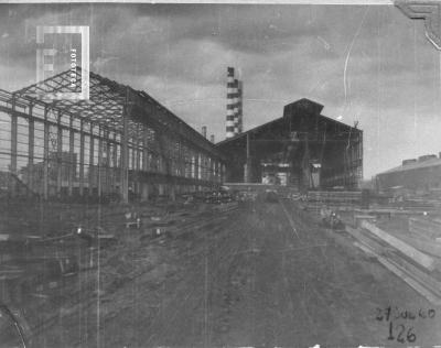 Somisa. Planta en construcción