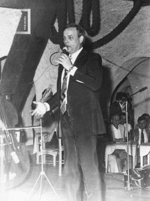 Enrique Dumas en //La Vieja Barraca//, San Nicolás