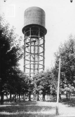 Antiguo tanque de hierro de las Aguas Corrientes