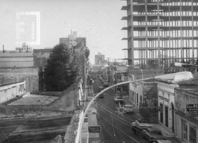Casa del Acuerdo vista desde techo Nacion 122 (Biblioteca y edificio esquina en construccion)