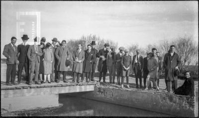 Grupo en La Emilia, con alumnos Col. Nacional