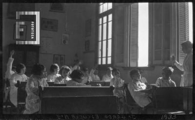 Alumnos tercer grado escuela Nº 1 en clase