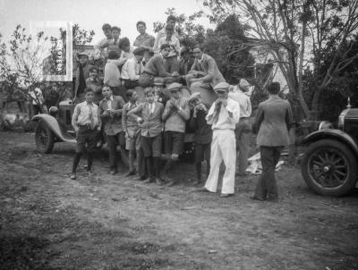 Día del estudiante, 21 de septiembre de 1932, alumnos Colegio Nacional