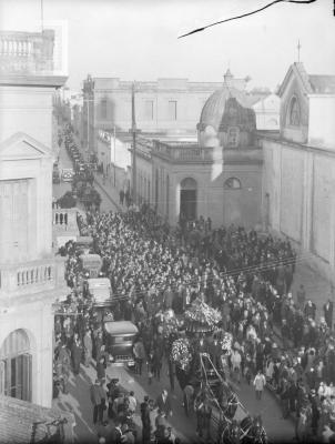 Sepelio de don Severo Fernández, 12 de agosto de 1935