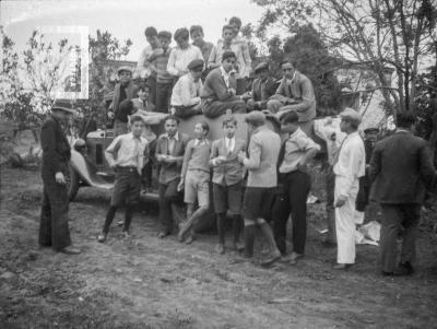 Día del estudiante, 21 de septiembre de 1932, alumnos Colegio Nacional