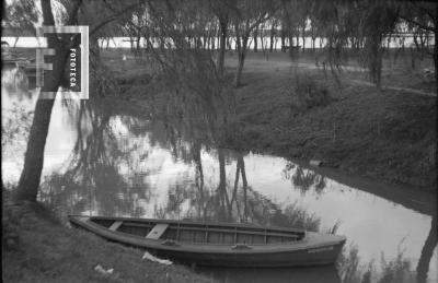 Arroyo y canoa