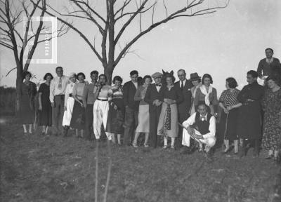 Grupo en el campo