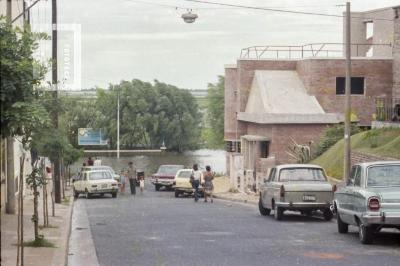 Costanera y Lavalle. Inundación de 1983