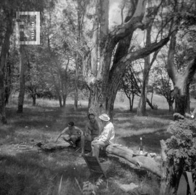 Haciendo el asado