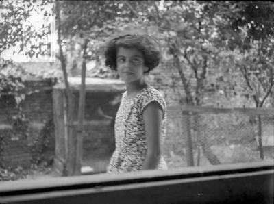 Nelly Bustos en lo de la flia. Buijs, antiguas Aguas Corrientes