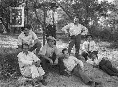 Grupo en la isla