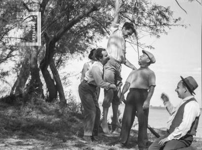 Grupo en la isla
