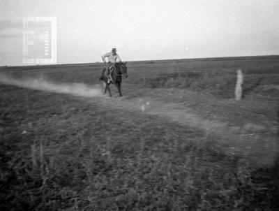 Román Subiza a caballo