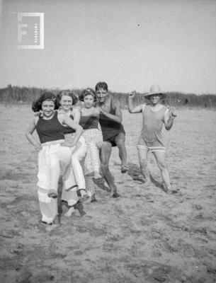 Grupo en la playa