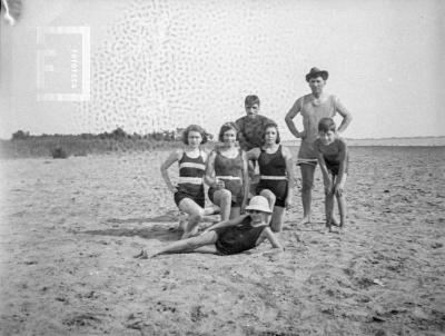 Grupo en la playa