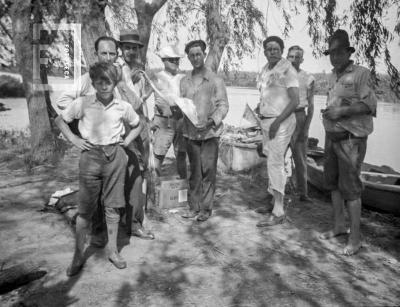 Grupo en la isla