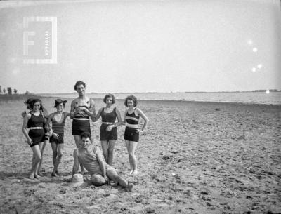 Grupo en la playa