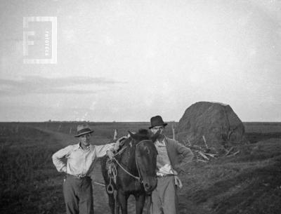 Román Subiza y Rogelio Bustos