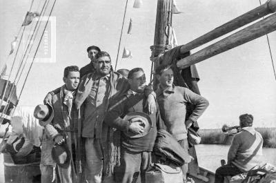 Grupo en velero