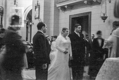 Casamiento en la Parroquia, hoy Catedral