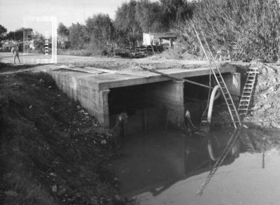 Obras desagüe Zanja "Doña Melchora"