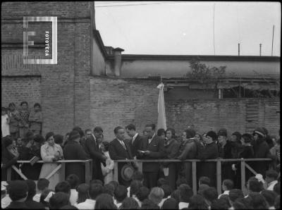 11 de septiembre de 1933, inauguración calle Guruciaga, disertante