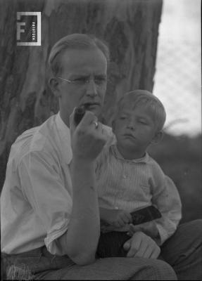 Wilhelm (Wemy) Buijs con su hermano