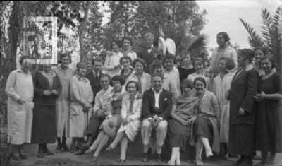 Grupo en la quinta de Olivera Córdoba