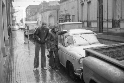 Nevada de 1973. Calle de la Nación entre Sarmiento y Francia