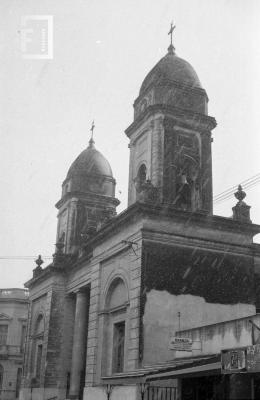 Nevada de 1973 en la Plaza Mitre. Catedral