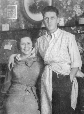 Argentina Corbetto (Avecita) y Alberto Bustos, primos de César Carlos Bustos