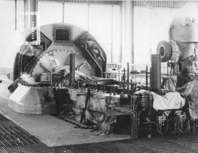 Central Termoeléctrica. Inspección turbina No. 2