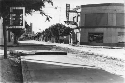 Pavimentación calle Rivadavia a la altura de Necochea