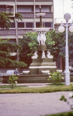 Fuente decorativa Plaza Mitre