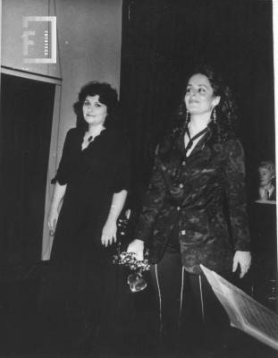 Alicia Belleville, pianista, y María Noel Luzardo, saxofonista, en Asociación Cultural Rumbo