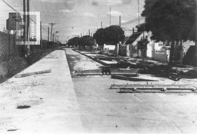 Pavimentación calle Rivadavia