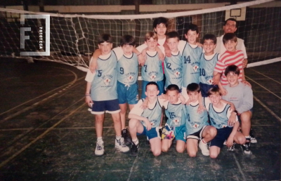 Equipo Colegio Don Bosco Voley (categoría varones menores) - Torneo Interescolar "Siderar 96"