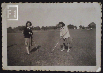 Mujeres golfistas 