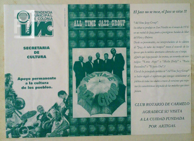 Participación All Time Jazz Group en Colonia - Programa