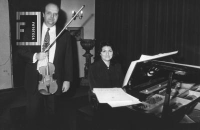Fernando Hasaj y Alicia Belleville en Asoc. Rumbo