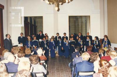 Coro Estable Municipal en Foyer Teatro Municipal