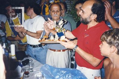 Roberto Fontanarosa en inauguración Filial de Rosario Central en San Nicolás